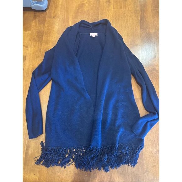 Woman’s Lily Pulitzer cardigan size medium navy blue - Picture 1 of 4